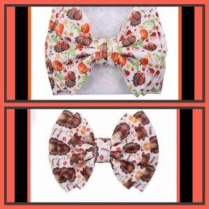 🦃New Festive 6” Thanksgiving Hair Clip🦃